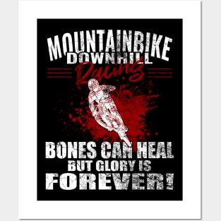 Downhill Cycling, Racing, Mountainbike, Gravel Bike Posters and Art